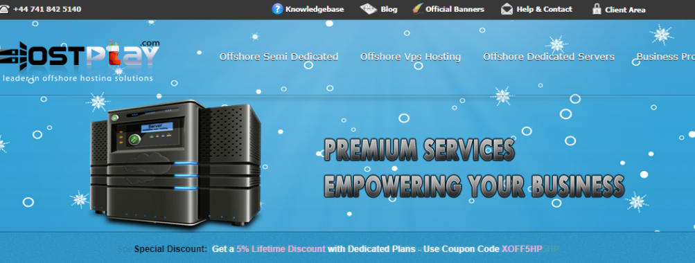 HostPlay.Com – Offshore XEN & OpenVZ Managed VPS Europe – 10% OFF – Bitcoin Accepted